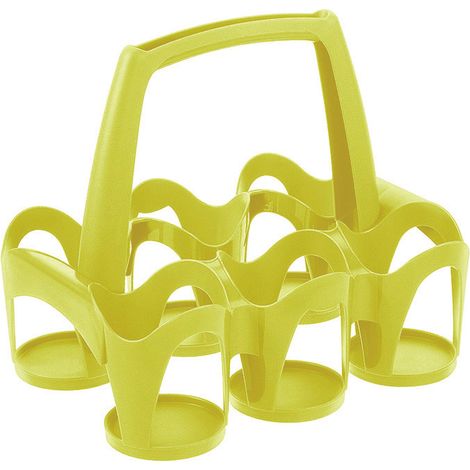 Portabottiglie drinky per 6 bottiglie lt.1 o lt.1,5 - cm.35,3x26,8x30,5h.