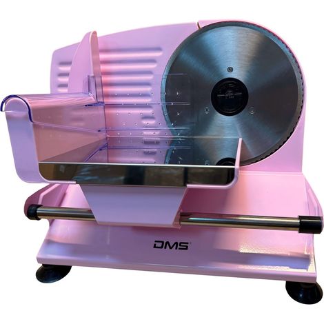 Trancheuse à pain et à viande en acier inoxydable 400 W DMS AS-400 rose (1/5)