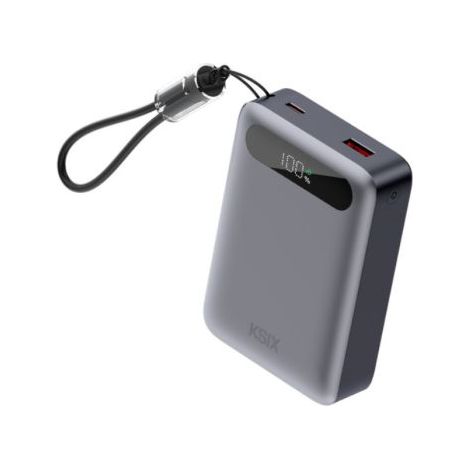 Powerbank KSIX BPB20PD22G - 20000mAh · 22,5W · USB Tipo C · Gris