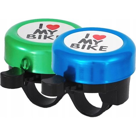 Campanello meccanico Bike OK in alluminio, 4 mm, 1 pz.