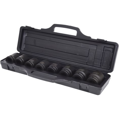 KS TOOLS 3/4" Juego de vasos de impacto hexagonales 8 pzs. corto 24-38 mm - 515.0210 (1/5)