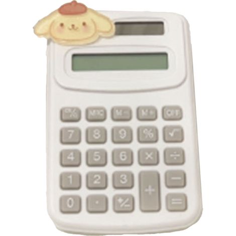 Calculatrice de poche multifonction dessin animé avec écran LED, portable pour bureau, école, maison, type 6. (1/5)