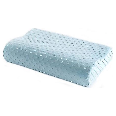 Oreiller bambou mémoire de forme, coussin cervical sain, oreiller ergonomique avec housse en bambou, taille unique. (1/3)