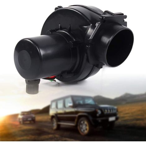 Schwarz Universal 3" Elektrischer Turbolader E-Booster Turbo-Lader Turboteile Auto Elektrischer Turboladerventilator 20  19  16cm Es ist kompatibel mit einem 3-Zoll-Kaltlufteinlass