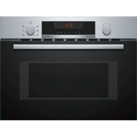 Bosch – Micro-ondes encastrable 44L 900W – 5 niveaux de puissance – Grill 600W – Écran LCD – Dimensions 594x454x570mm