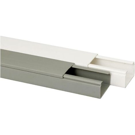 Heidemann 09966 Kabelkanal grau 2000 x 40 x 25 mm