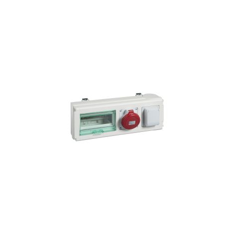 Canalis KNA - connecteur de dériv. 32A - 1 prise domest NF + 1 prise indus - KNB32CP15F