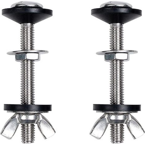 2 Pcs Toilette Split Réservoir d'Eau Vis de Fixation Accessoires Assis Connexion Installation (1/5)