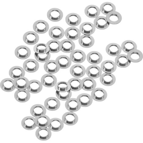 Rondelles convexes Healeved, accessoire polyvalent, lot de 50 pièces en acier inoxydable robuste,