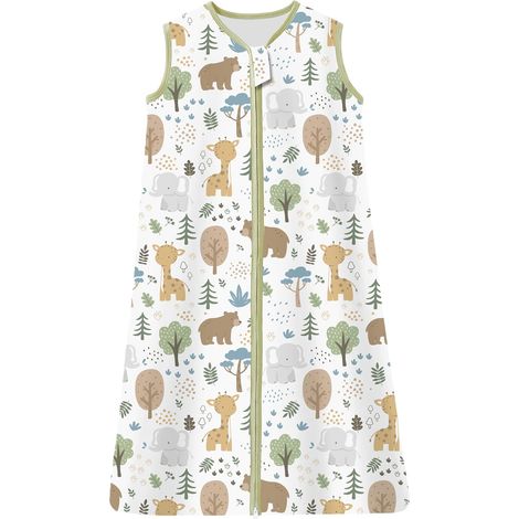 Gigoteuse Bébé Pyjama d'été sans Manches 100% Coton Tog 1 Sac de couchage enfant d'été, 1 Tog/Girafe, 100% Coton (1/5)