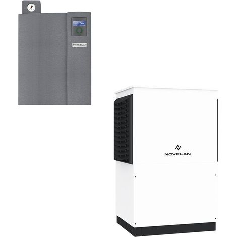 Novelan Luft/Wasser-Wärmepumpe LAV 12-HV 12, 4,6kW bis 10,3kW bei A2/W35, R410A, 400V, inkl. Kühlung, Außen, frequenzgeregelt