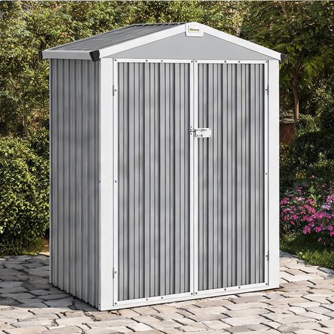 Abri de jardin en acciaio zincato 133 x 87 x 178 cm (1/5)