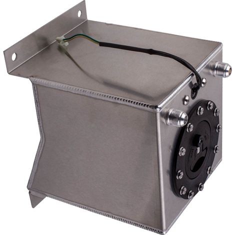 Universal 2.5 Gallon Fuel Cell Tank Lightweight Aluminum with fuel sensor