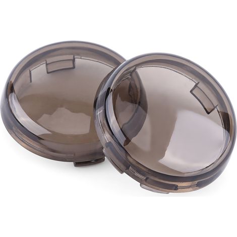 2x Verre de Clignotant Moto Fumé Pour Dyna Softail Sportster 1986-2015 (1/4)
