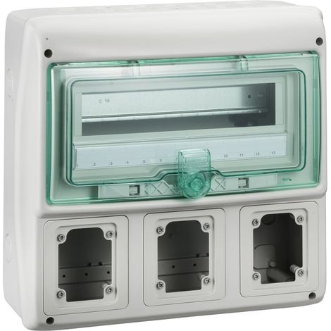 Quadro Ip65 Mureva 12+1M.3Pr.Inc. - 13155M
