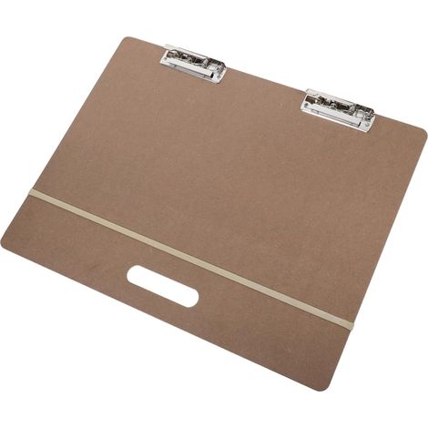 Planche à Dessin Portable en Bois avec Pince Et Sangle Surface Spacieuse pour Artistes Et Étudiants Légère Et Stable pour Usage Intérieur Et Extérieur (1/5)