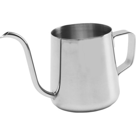 Bouilloire Pour Over Café Col de Cygne Bec Fin 304 Acier Inoxydable Verseuse Thé Infusion 250ML Argent (1/5)
