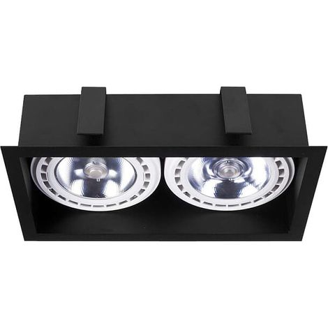 Nowodvorski Downlight faretto incasso doppio nero metallo 9416 (1/2)