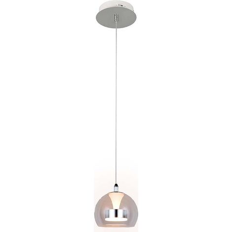 Pendelleuchte Hängeleuchte LED verstellbar chromfarben Switch-Dimmer CCT H 150cm