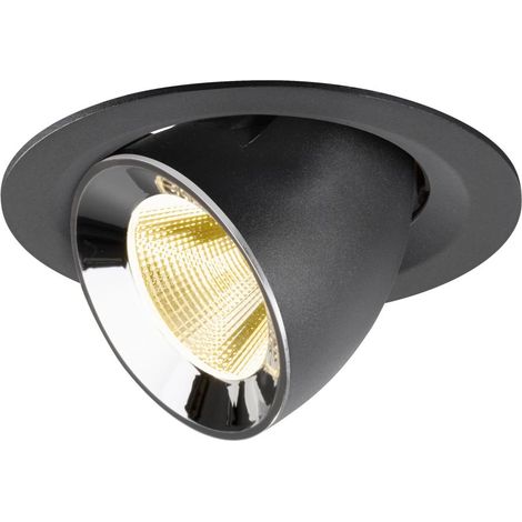 Spot encastré Numinos Gimble M noir/chrome 3000K - 20 deg - 1009561