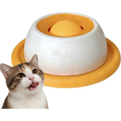 Plateau anti-glouton pour animaux, antidérapant anti-renversement, jouet à lécher interactif pour chat et chien (1/5)