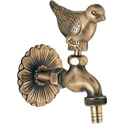 Robinet de jardin décoratif 1,2 cm (1/2") en forme de colombe sans raccord de tuyau (1/3)