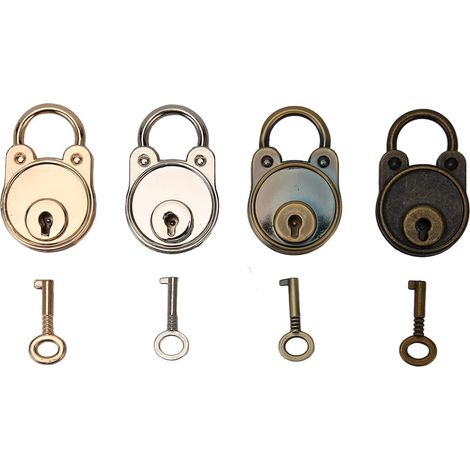 de 4 cadenas arqués style ours vintage en zinc avec boîtes
