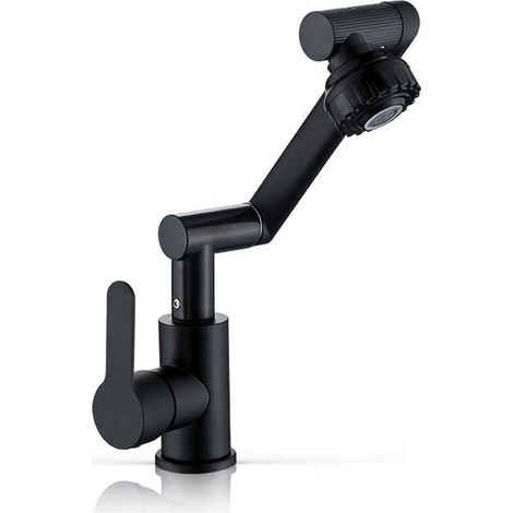 Smart and Modern Bathroom Faucet 360° Swivel, Elegant Design Sink Faucet, Hot and Cold Water Available (1/5)
