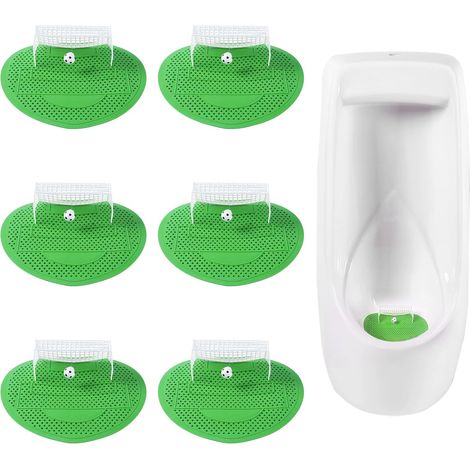 Pack of 6 Urinal Screen Foot Deodorising Anti-Spill (1/5)