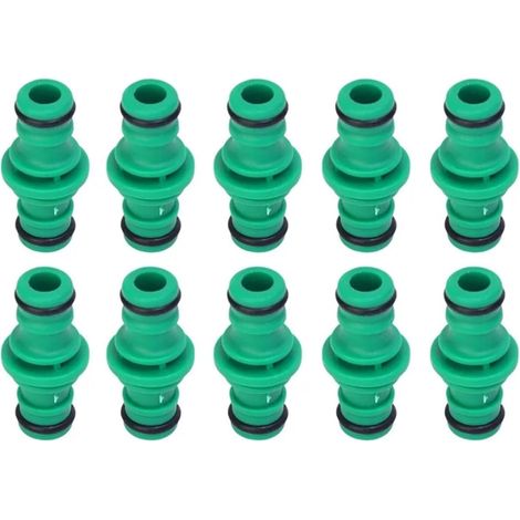 Rallonge de tuyau à double prise for lavage de voiture, tuyau de jardin, raccord rapide for irrigation, arrosage, plomberie(10pcs) (1/5)