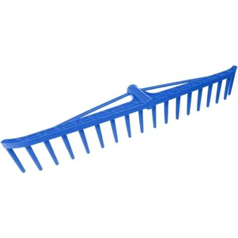 Rastrello per fieno in plastica S18 Click-Clack SENZA manico - GRANDE-CCS18