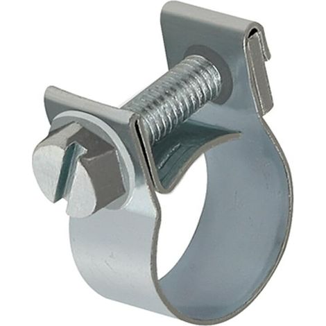 Serre-joint léger selon DIN 3017, acier galvanisé brillant (W1), diamètre nominal 23 mm, largeur de bande 9,0 mm