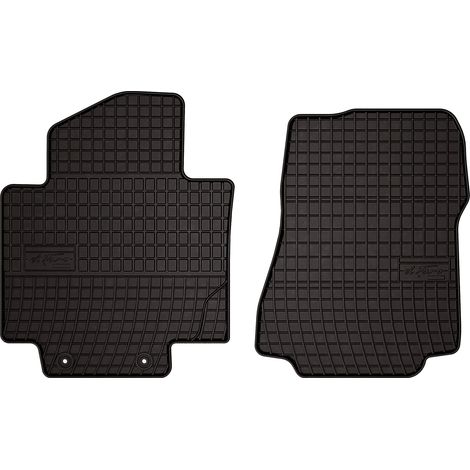 Alfombrillas de goma para coche: furgoneta Nissan NV200 (2009-) - negras, a medida (1/5)
