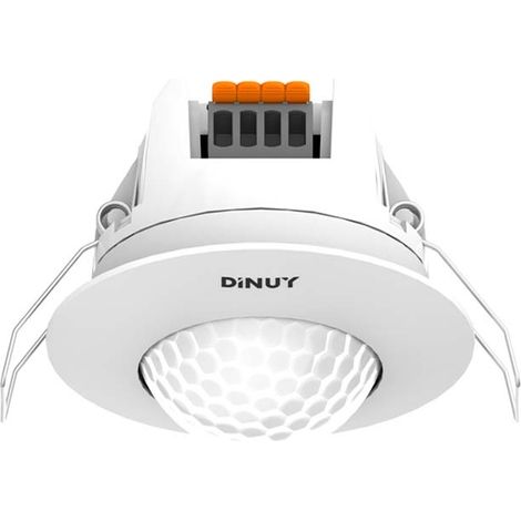 Rilevatore Bluetooth da incasso a 360º per soffitto (3000W 2000lm 230V) IP40 Ø8x6,3x6,3cm colore bianco (1/2)