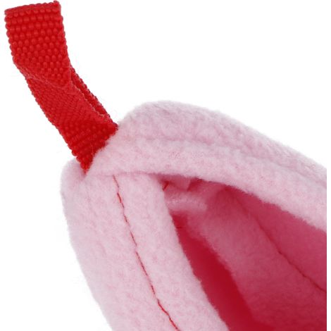 Lot de 3 hamacs suspendus en forme de banane pour hamster, abri chaud pour l'hiver, accessoires pour petits animaux, rose rouge (1/5)