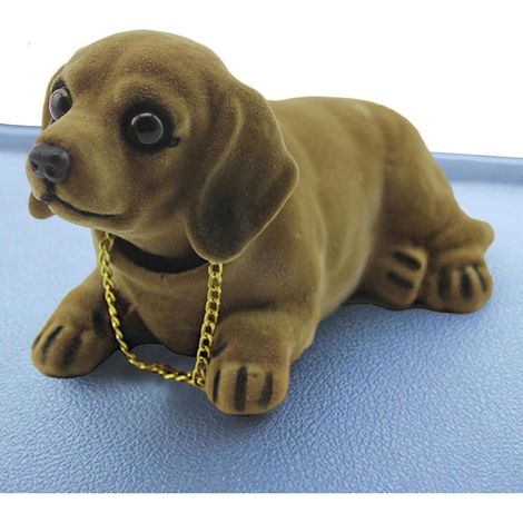 Poupées pour Voiture, Tableau de Bord de Voiture - Figurines de Figurines de Chien en résine pour Tableau de Bord de Ornement de Bureau décoratif créatif et Mignon pour de de vo (1/5)