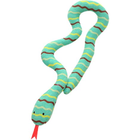 Jouet en peluche serpent pour chat avec herbe à chat intégrée, résistant aux morsures, pour l'hygiène dentaire des chats