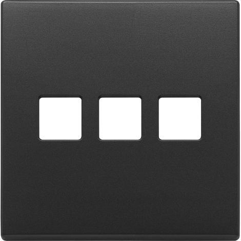 VIMAR - 22685.3.03 3Mx3 BS Flachplatte, anthrazitgrau