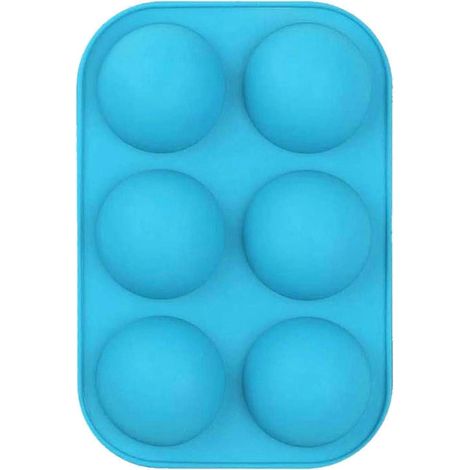 Demi-sphère, moule à pâtisserie maison pour la confection de gelées, dôme, facile à démouler-Blue (1/5)