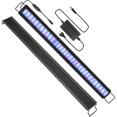 Randaco Lampe Aquarium LED Pour Plante & Poisson Rampe D'Éclairage 107-130 cm 45W Mode Nuit (1/5)