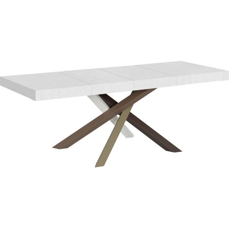 Tavolo Allungabile 180/284x90x77 cm Volantis Premium Bianco Frassino (1/4)