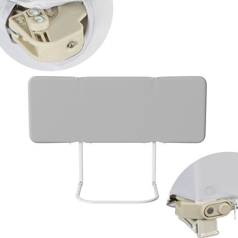 Randaco Faltbares Bettgitter 120 cm, stabiler Bettschutz bis 50 kg, ohne Bohren, grau