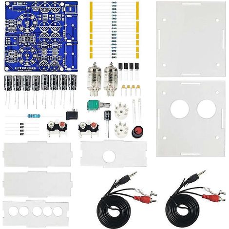 Kit électronique à monter soi-même pour adultes : kit de tube électronique biliaire, carte de préamplificateur de puissance, pièces à souder, composants d'assemblage (1/5)