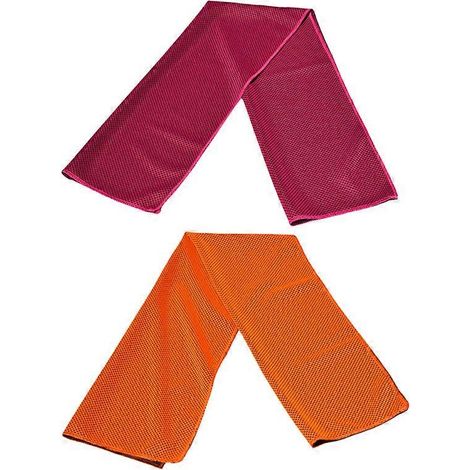 Serviettes de sport à séchage rapide, adaptées aux activités de plein air, lot de 4, en microfibre, fraîches et respirantes. (1/5)