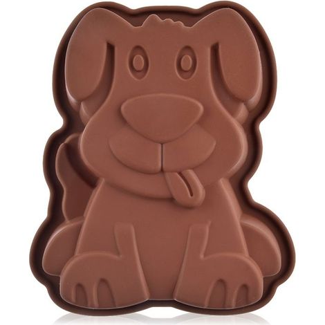 Moule à pâtisserie - Chien - 20 x 16 x 4,5 cm - Marron (1/5)