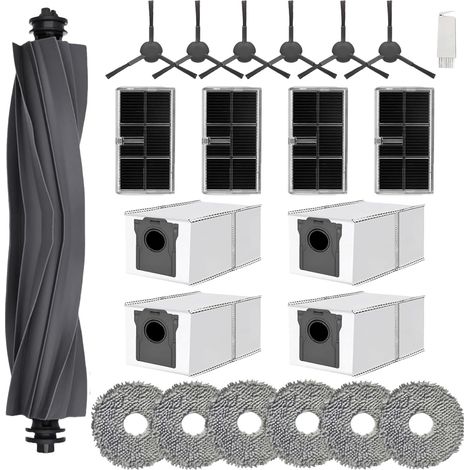 Zubehörset für Dreame L10s Ultra, X30, L40, Mova E30, Hauptbürste, Wischmopps, Filter, Staubbeutel (1/5)