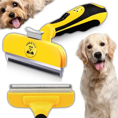 CEPILLO, PEINE, RECORTADORA PARA PERROS, ELIMINA EL PELO MUERTO