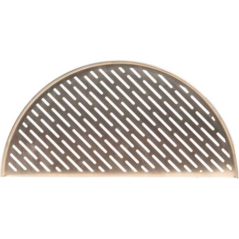 Kamado Joe Placa Media Luna Acero Inoxidable 45,7x22,8 cm (1/2)
