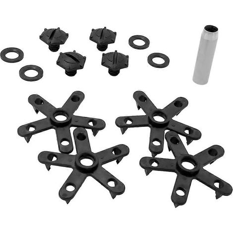 2.0 Clips de fixation pour tapis de sol (4 jeux) pour tapis de voiture et revêtements de sol antidérapants, boucles antidérapantes, boucles de fixation universelles (1/5)