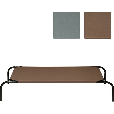 PawHut Hundebett Outdoor Hundeliege Katzenbett Haustierbett Schlafplatz mit Ersatzbezug 110 x 68 x 20 cm (1/5)